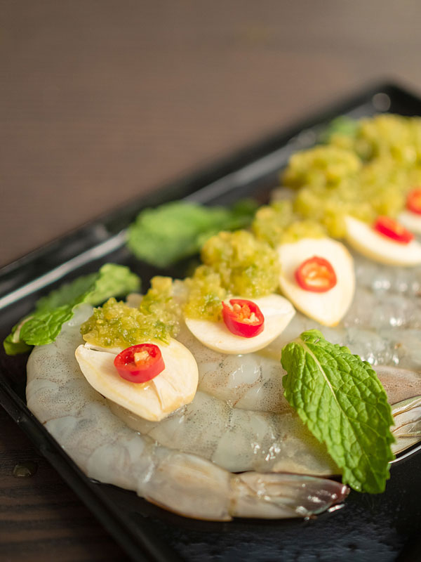 กุ้งเเช่น้ำปลา 159 บาท